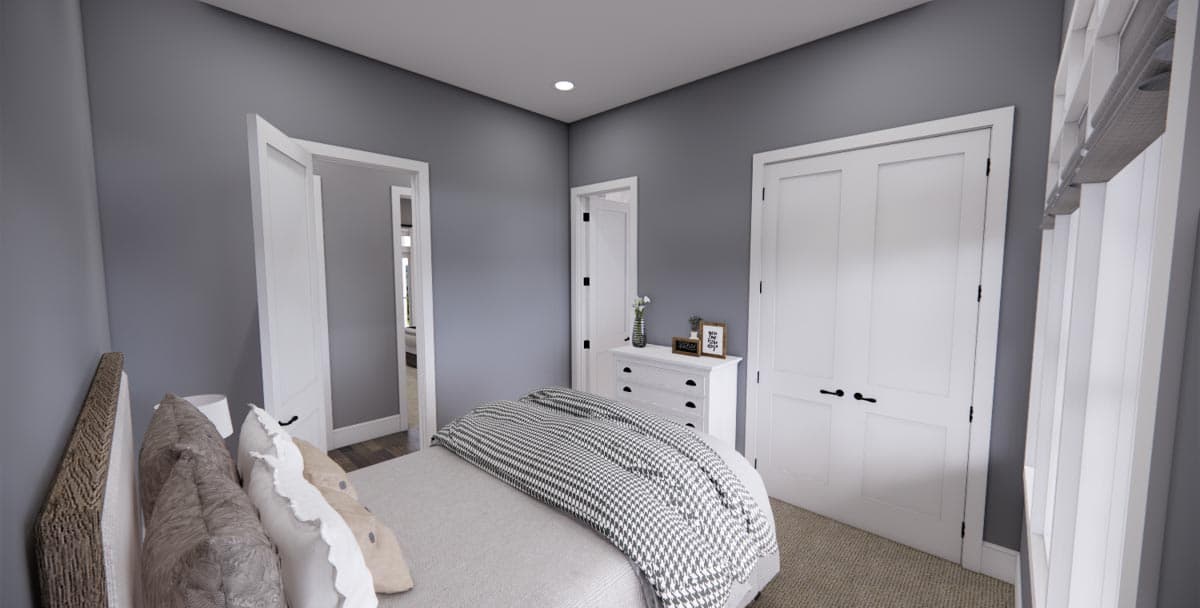 Plan 14679RK: Modern Farmhouse Plan with French Door Greeting - 2743 Sq Ft - Image #48 - Country, Modern Farmhouse, New American, Traditional