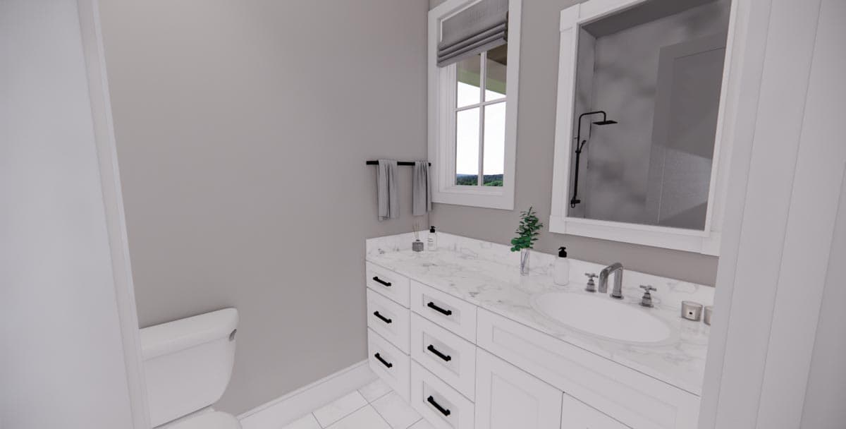 Plan 14679RK: Modern Farmhouse Plan with French Door Greeting - 2743 Sq Ft - Image #49 - Country, Modern Farmhouse, New American, Traditional