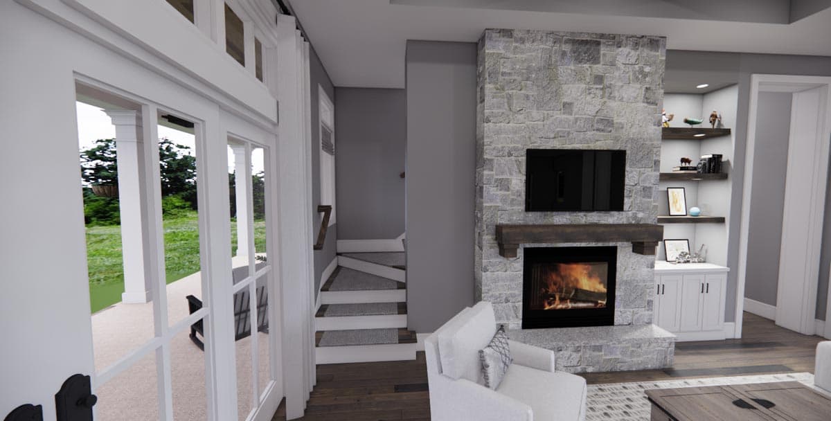 Plan 14679RK: Modern Farmhouse Plan with French Door Greeting - 2743 Sq Ft - Image #51 - Country, Modern Farmhouse, New American, Traditional