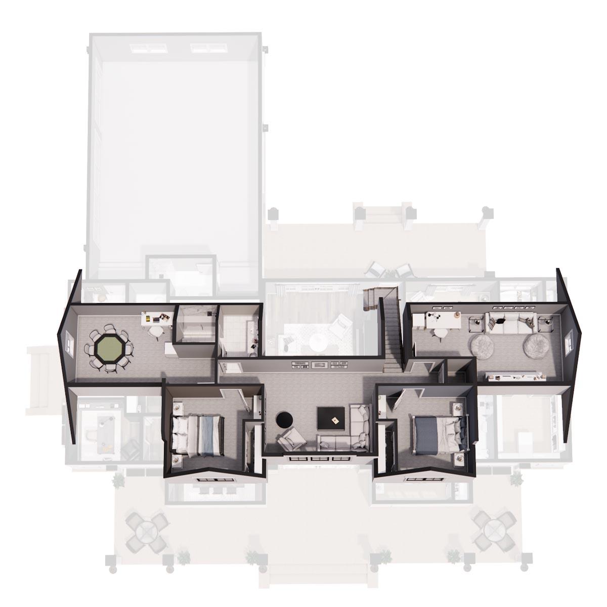 Plan 14679RK: Modern Farmhouse Plan with French Door Greeting - 2743 Sq Ft - Image #66 - Country, Modern Farmhouse, New American, Traditional