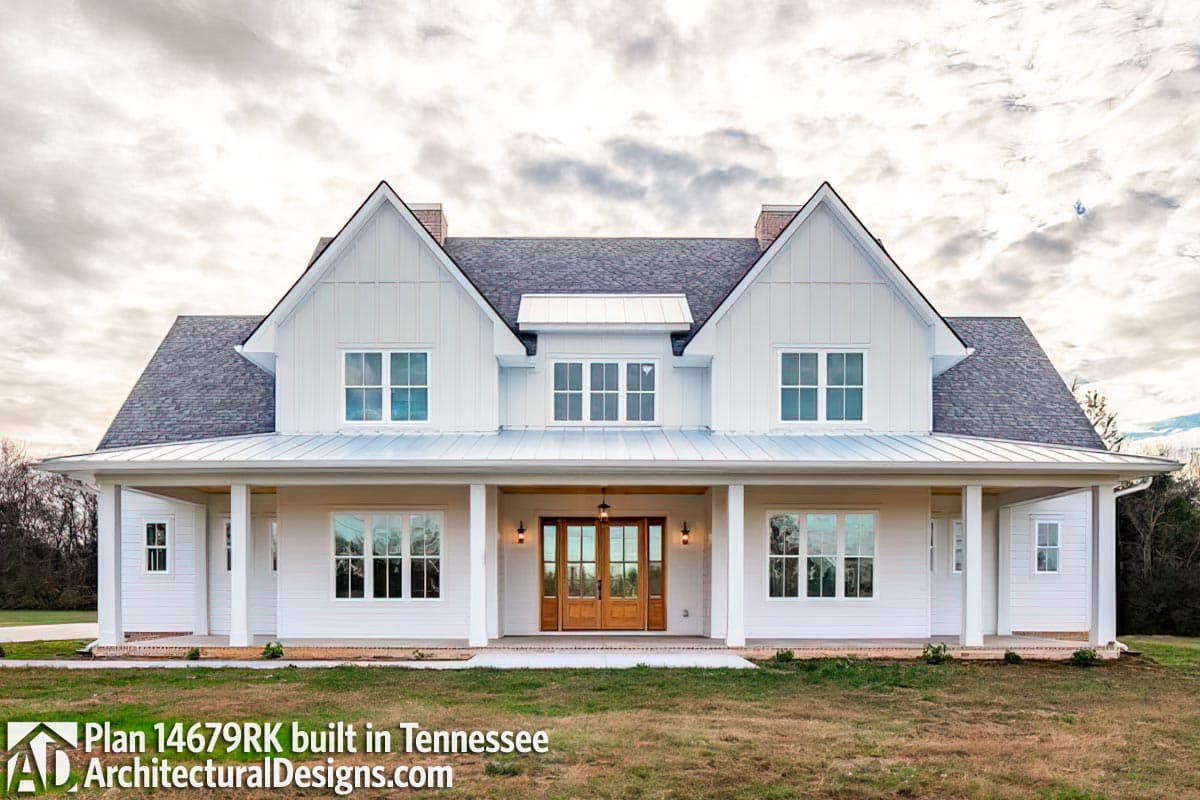 Plan 14679RK: Modern Farmhouse Plan with French Door Greeting - 2743 Sq Ft - Image #6 - Country, Modern Farmhouse, New American, Traditional