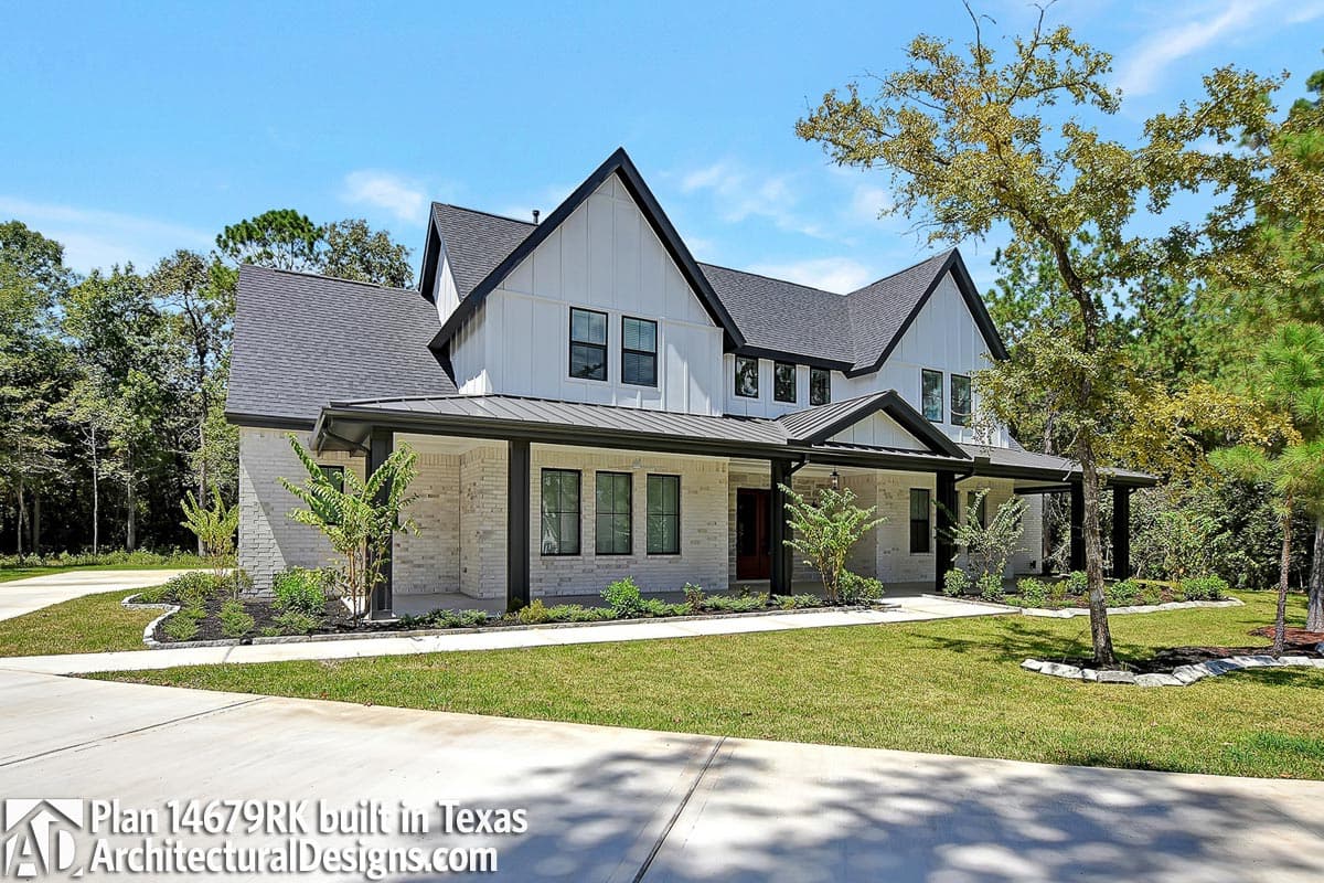 build gallery item - House Plan 14679RK Comes to Life in Texas