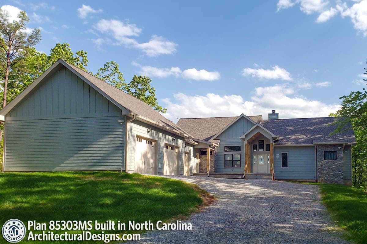 build gallery item - Mountain Craftsman House Plan 85303MS Comes to Life in North Carolina