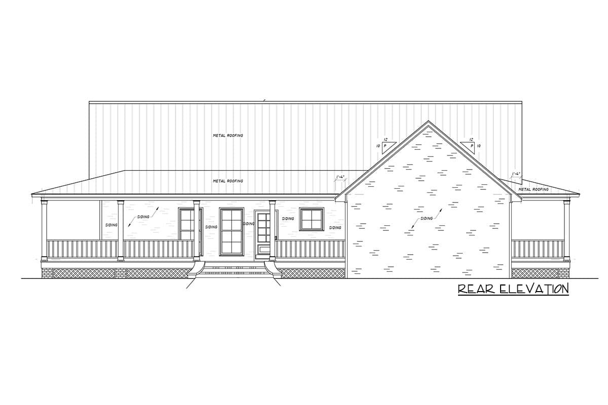 Plan 83918JW: Dreamy Country House Plan with Wrap-Around Porch - 1768 Sq Ft - Image #27 - Cottage, Country, Southern
