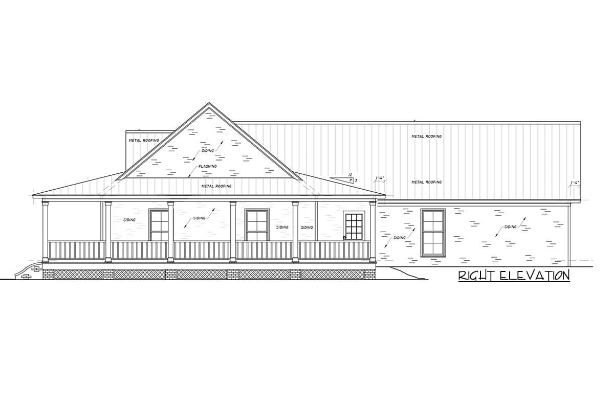 Plan 83918JW: Dreamy Country House Plan with Wrap-Around Porch - 1768 Sq Ft - Image #28 - Cottage, Country, Southern