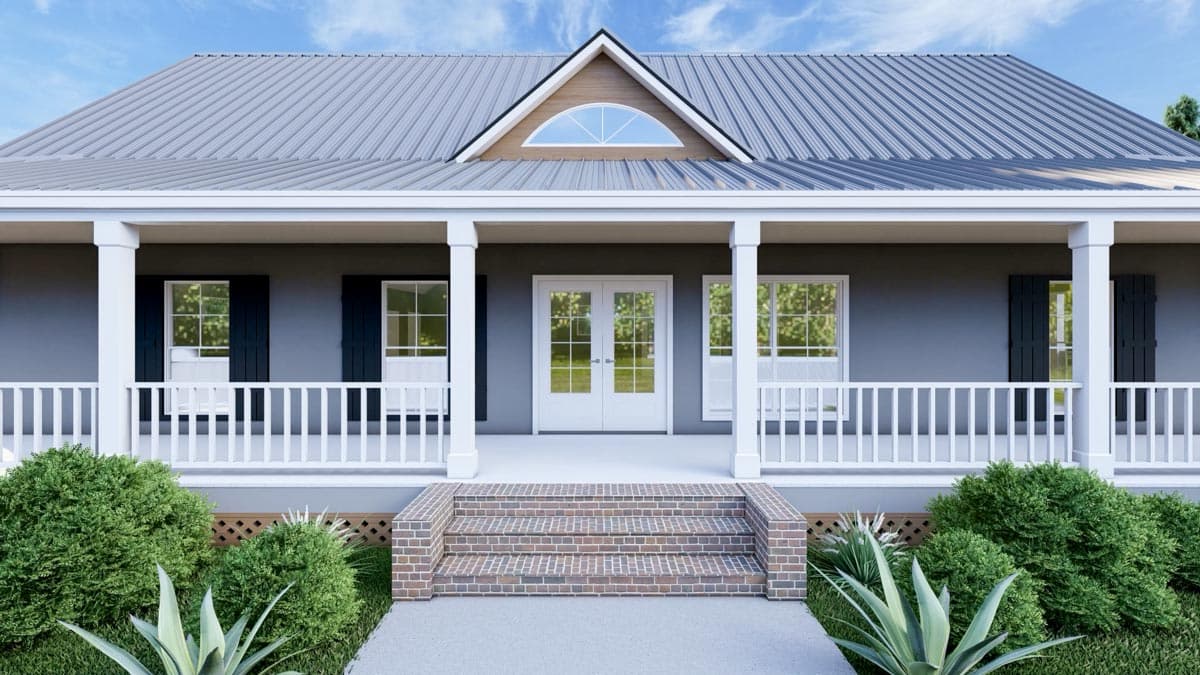 Plan 83918JW: Dreamy Country House Plan with Wrap-Around Porch - 1768 Sq Ft - Image #9 - Cottage, Country, Southern