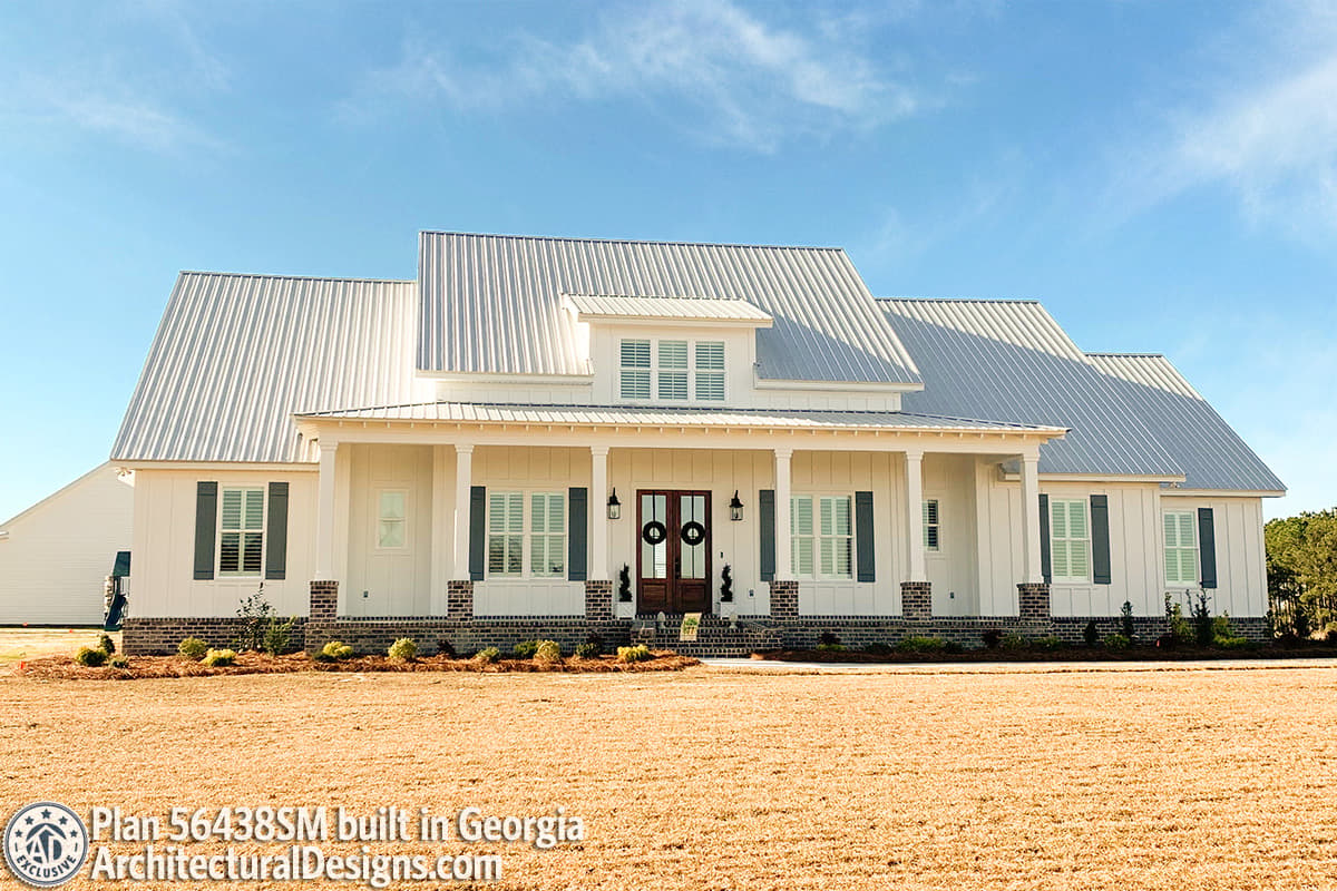 build gallery item - Modern Farmhouse Plan 56438SM comes to life in Georgia
