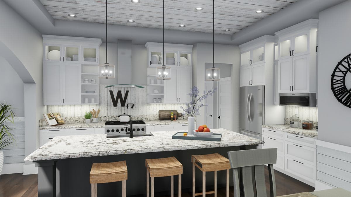 Plan 16908WG: Eye-Catching Modern Farmhouse with Two-Story Great Room - 2214 Sq Ft - Image #18 - Country, Farmhouse, Modern Farmhouse, New American, Traditional