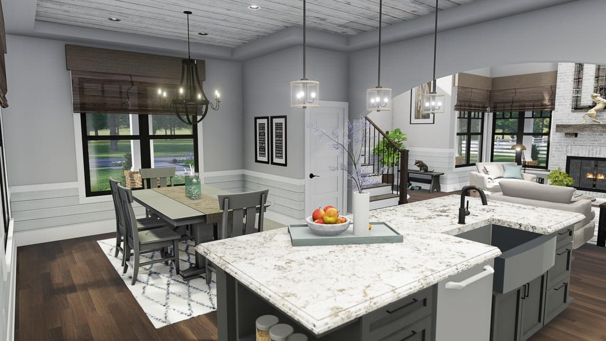 Plan 16908WG: Eye-Catching Modern Farmhouse with Two-Story Great Room - 2214 Sq Ft - Image #19 - Country, Farmhouse, Modern Farmhouse, New American, Traditional