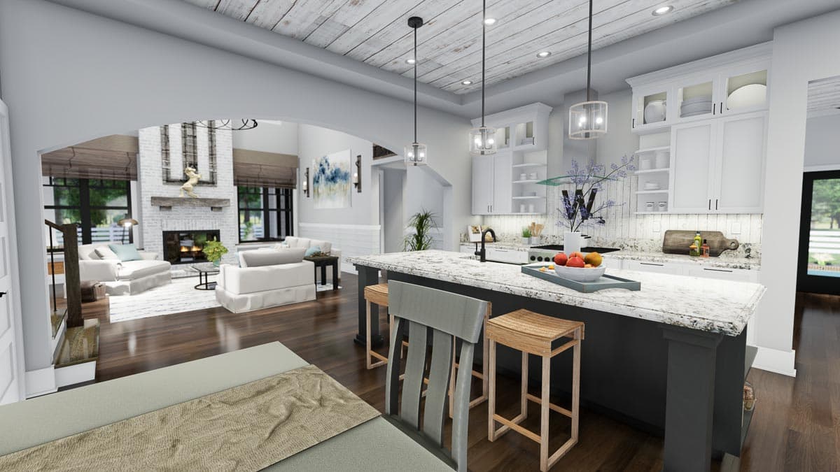 Plan 16908WG: Eye-Catching Modern Farmhouse with Two-Story Great Room - 2214 Sq Ft - Image #20 - Country, Farmhouse, Modern Farmhouse, New American, Traditional