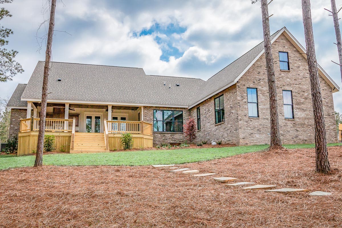 Plan 51801HZ: Modern Farmhouse Plan with Brick and Board and Batten Exterior - Image #4 - Country, Craftsman, Modern Farmhouse, Southern, Traditional