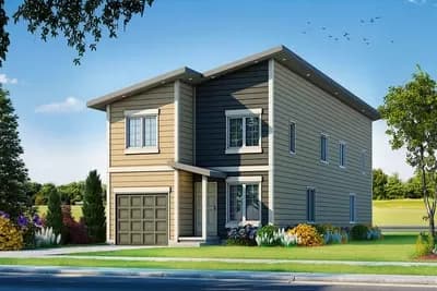 Duplex House Plan for the Narrow Lot
