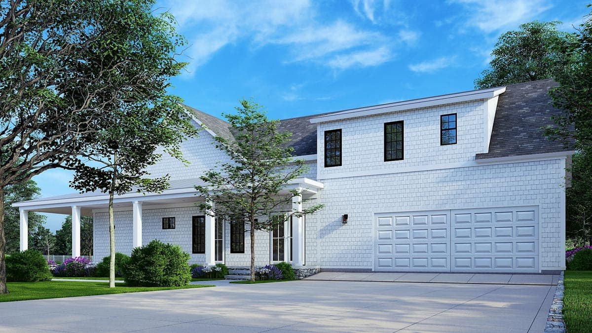 Plan 25669GE: Modern Farmhouse Plan with Porch Wrapping Two Sides - 3152 Sq Ft - Image #11 - Country, Farmhouse, Modern Farmhouse, Ranch, Southern
