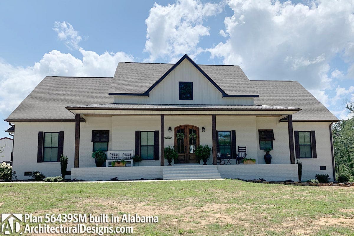 build gallery item - Farmhouse Plan 56439SM Comes to Life in Alabama