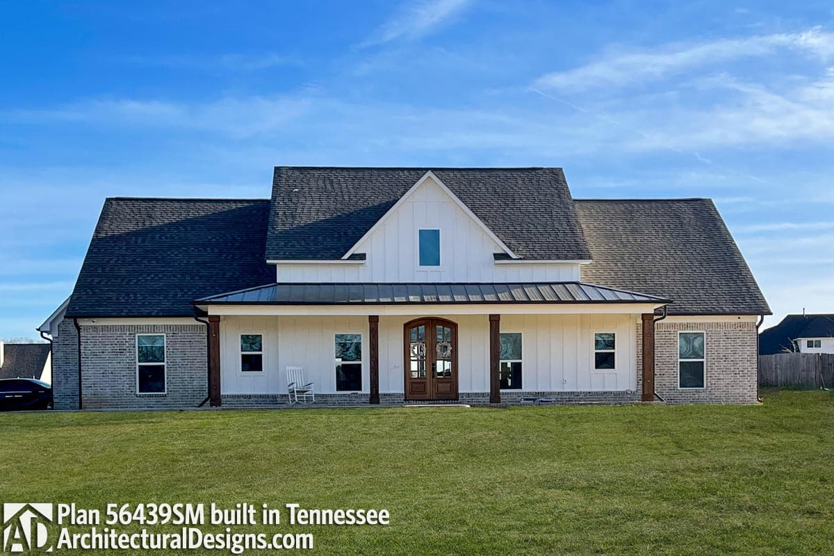 build gallery item - Farmhouse Plan 56439SM Comes to Life in Tennessee