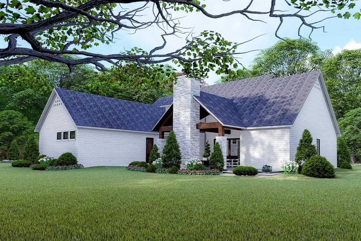 Plan 70624SND: Stunning French Country House Plan with Split Beds - 2641 Sq Ft - Image #4 - European, French Country, Southern, Transitional