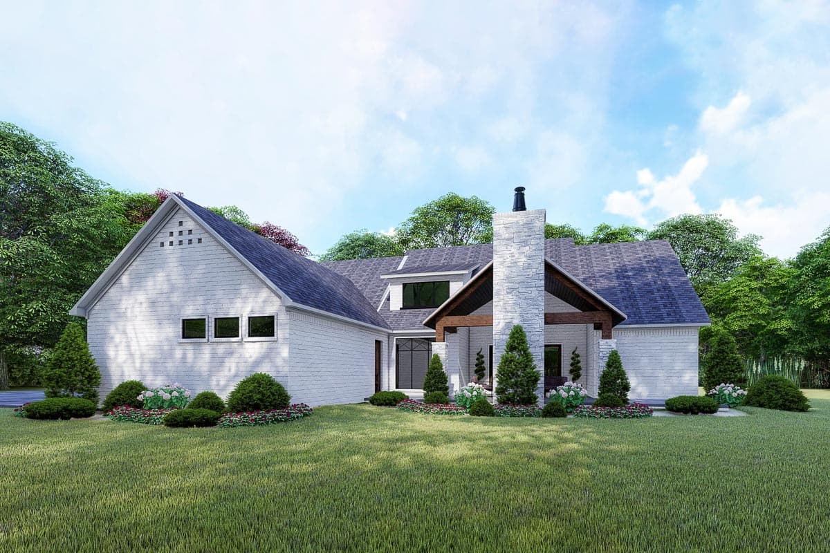 Plan 70624SND: Stunning French Country House Plan with Split Beds - 2641 Sq Ft - Image #5 - European, French Country, Southern, Transitional