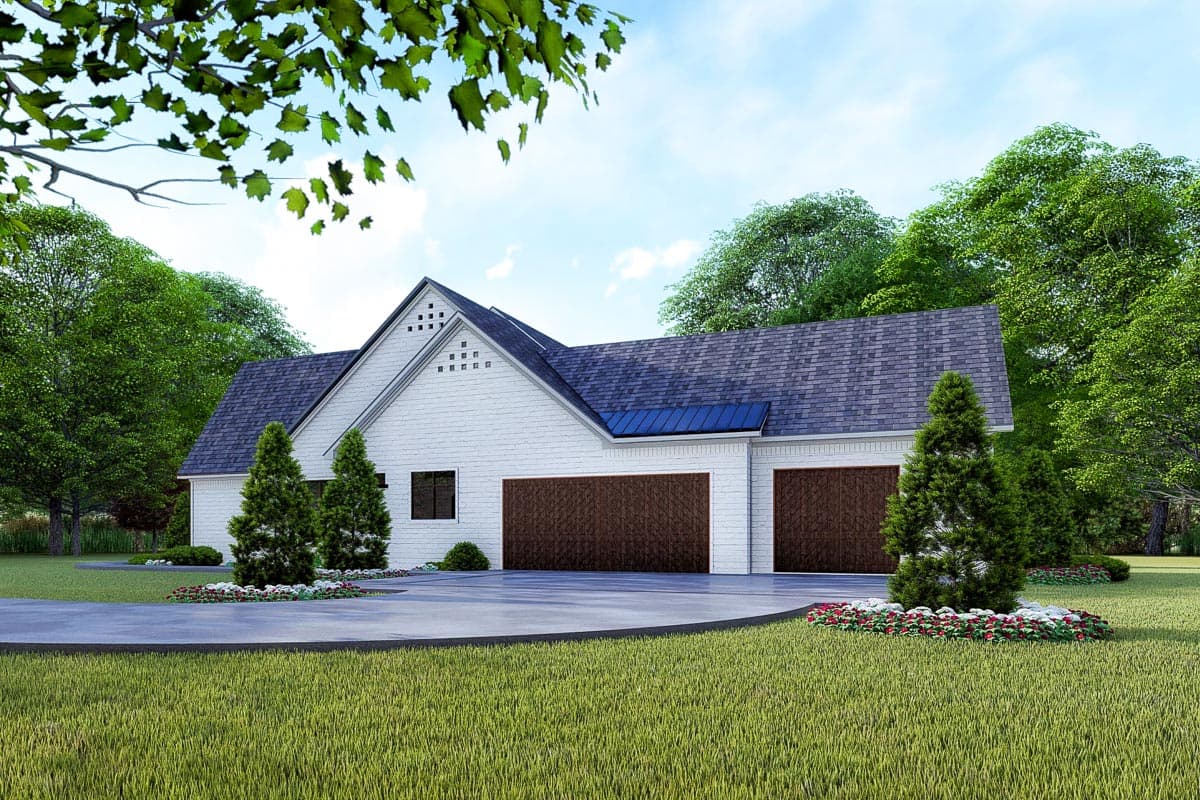 Plan 70624SND: Stunning French Country House Plan with Split Beds - 2641 Sq Ft - Image #6 - European, French Country, Southern, Transitional