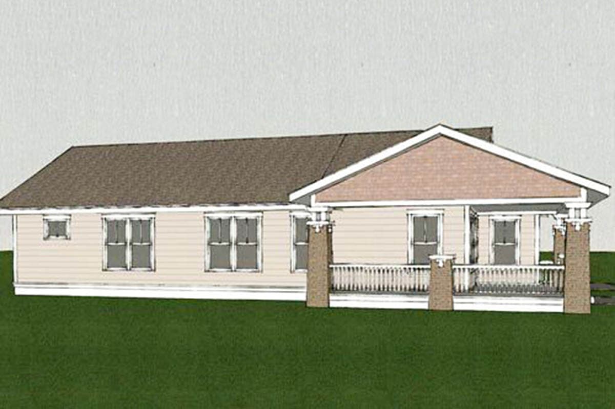 Plan 50172PH: 3-Bed Bungalow House Plan with Attached Garage - Image #10 - Bungalow, Cottage, Craftsman, Northwest