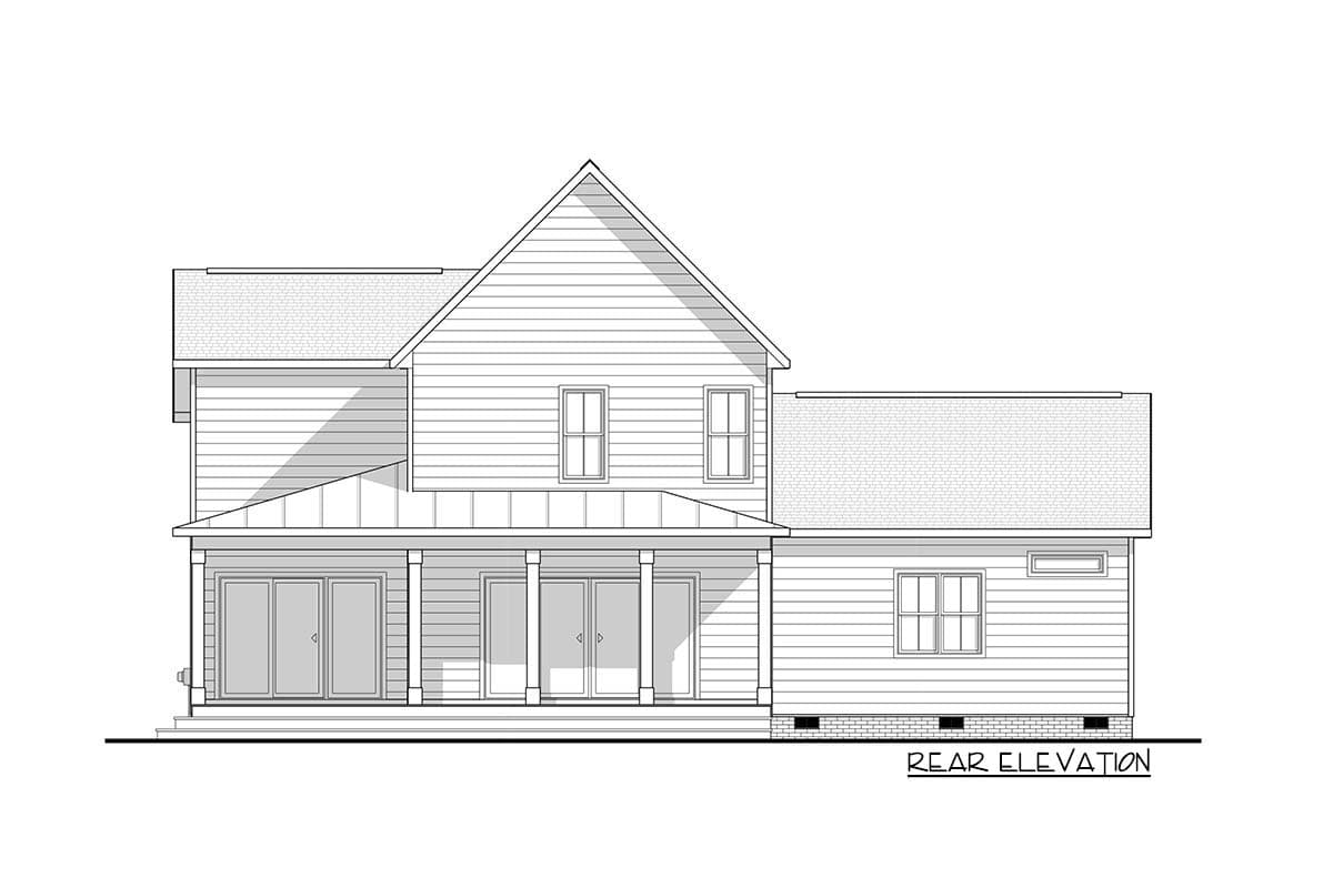 Plan 83607CRW: Darling Farmhouse Cottage Plan with First-Floor Owner's Bedroom - Image #13 - Cottage, Country, Farmhouse, New American