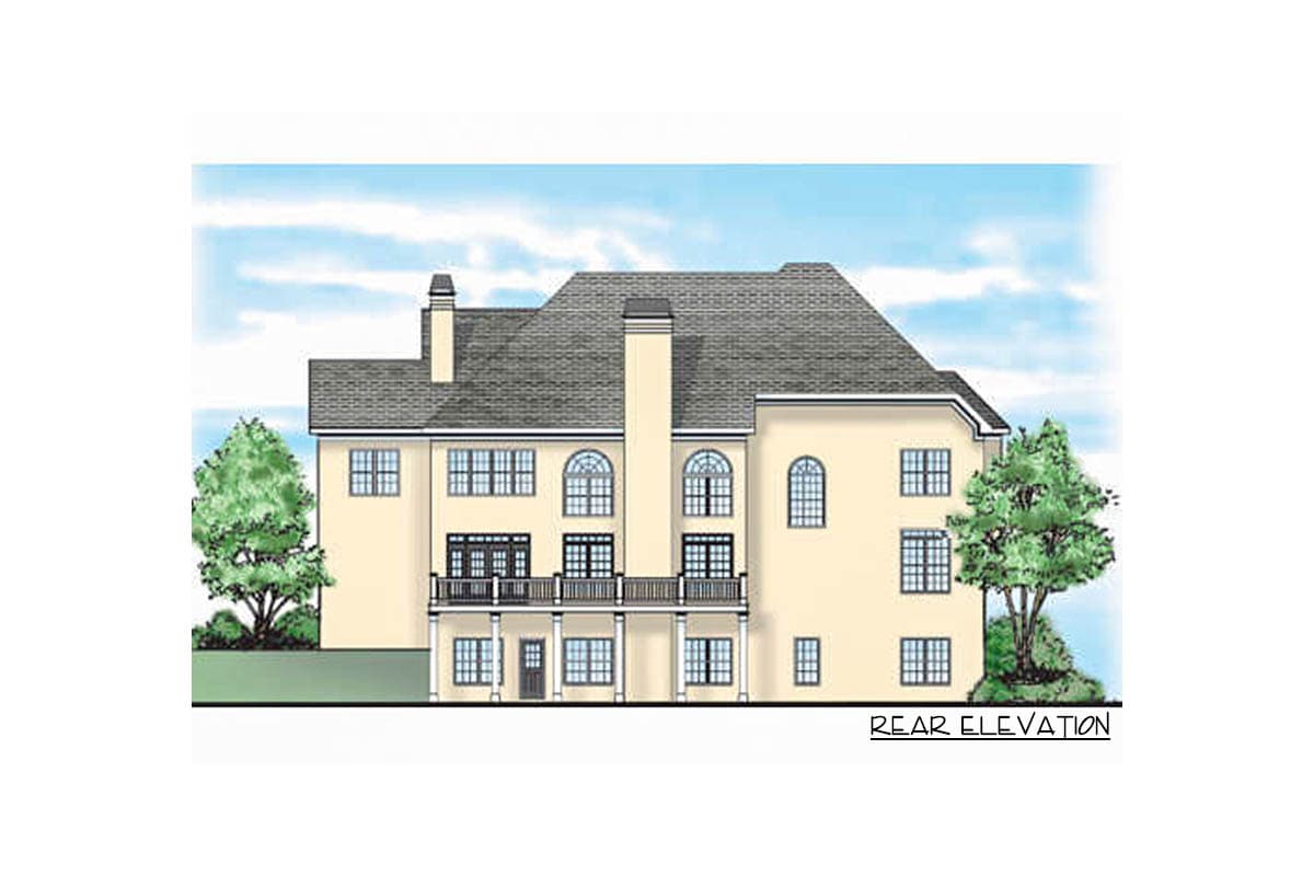 Plan 710181BTZ: Traditional Home Plan with Sunken Living Room - Image #9 - Traditional