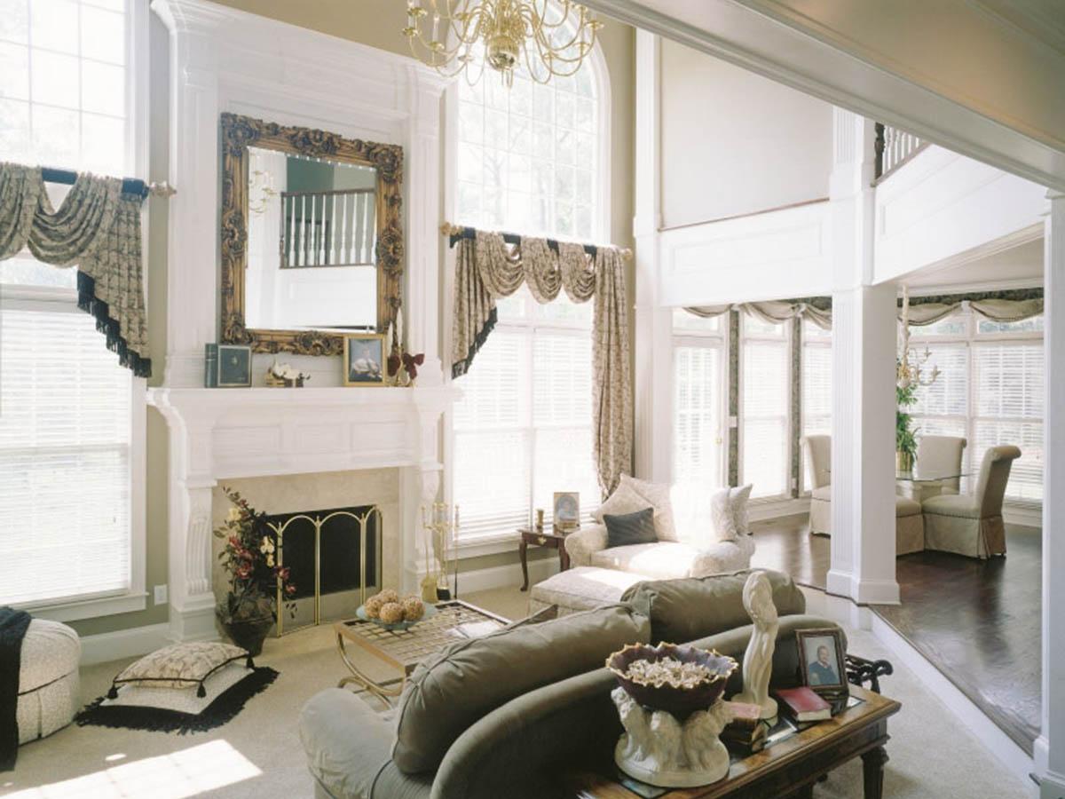 Plan 710181BTZ: Traditional Home Plan with Sunken Living Room - Image #4 - Traditional