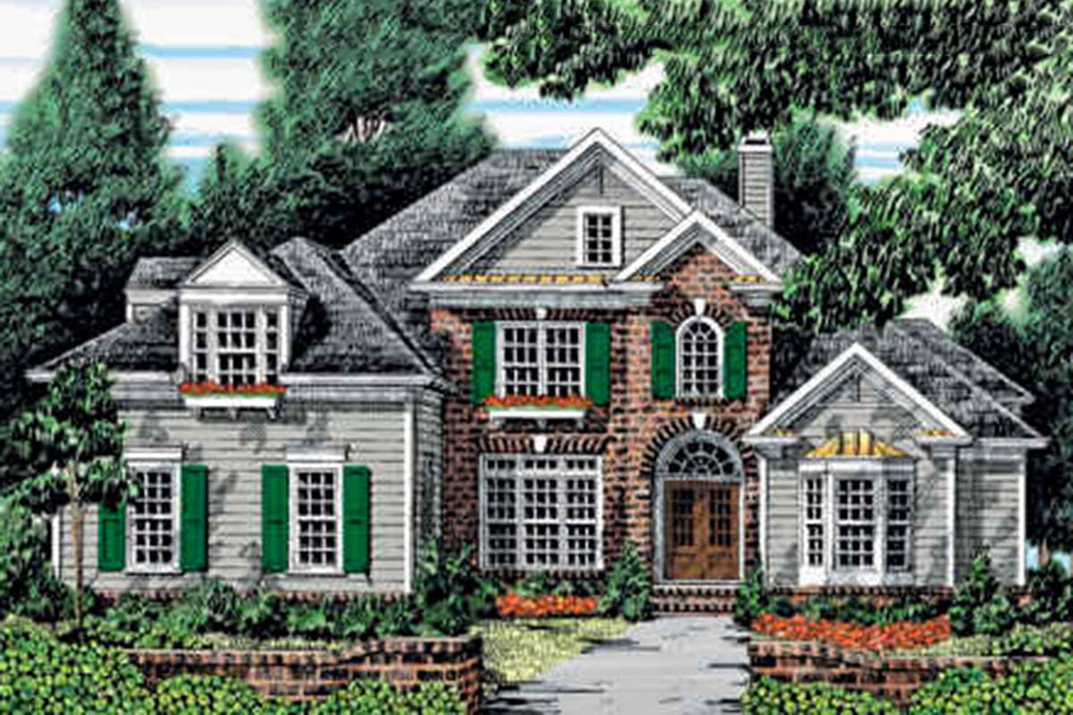 Plan 710188BTZ: Mast-Down House Plan with Optional Upstairs Children's Retreat - Image #12 - Southern, Traditional