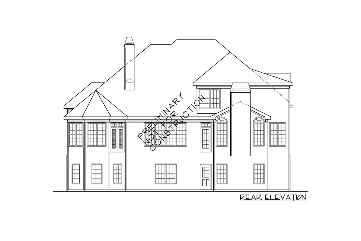 Plan 710188BTZ: Mast-Down House Plan with Optional Upstairs Children's Retreat - Image #14 - Southern, Traditional