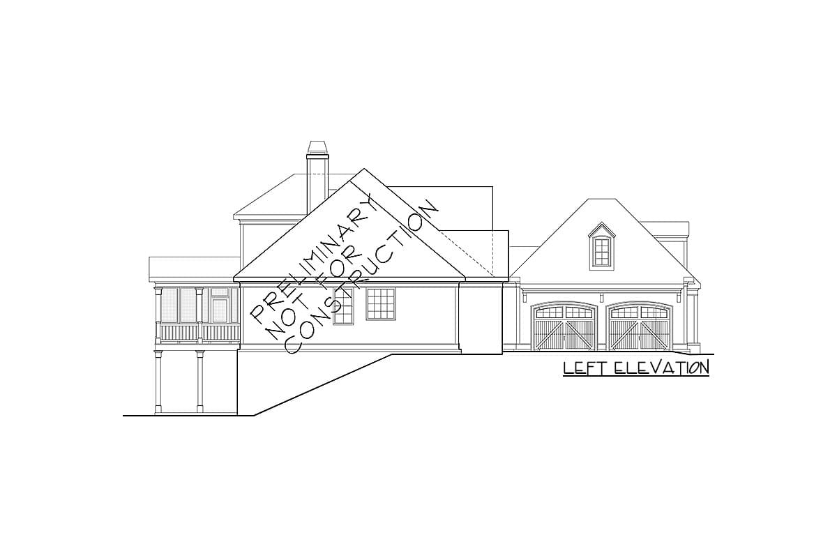 Plan 710189BTZ: One-Story House Plan with Bonus Upstairs - Image #8 - Southern, Traditional