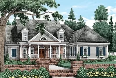 One-Story House Plan with Second Story-Expansion