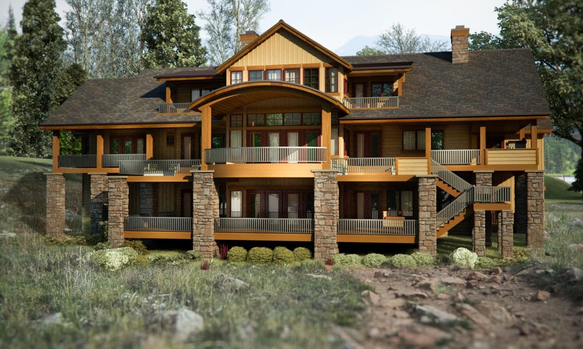 Plan 95073RW: Grand Mountain House Plan with Ample Outdoor Living - Image #4 - Craftsman, Mountain, Northwest, Rustic