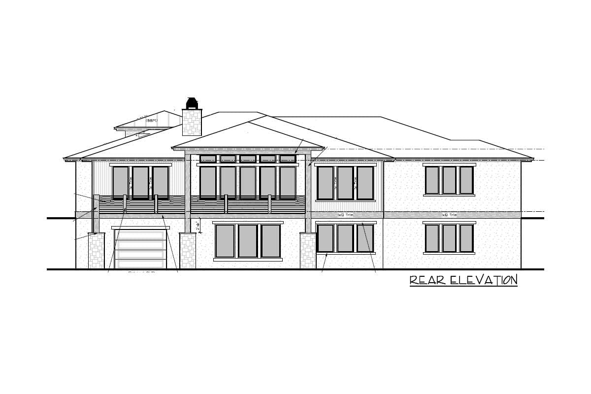 Plan 95074RW: Texture-Rich Ranch Home Plan with Optional Walk-out Basement - Image #6 - Mid Century Modern, Mountain, New American, Prairie, Ranch