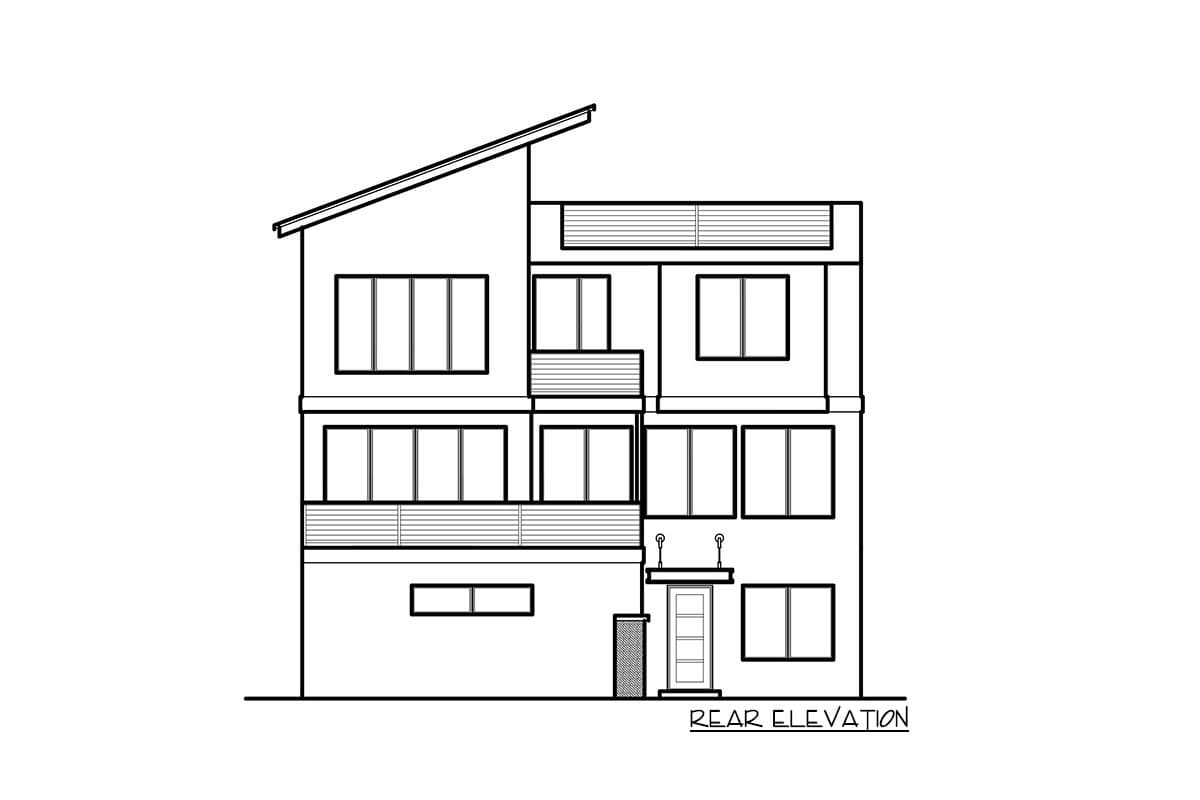 Plan 666060RAF: Modern House Plan with Drive Under Garage - 3045 Sq Ft - Image #27 - Contemporary, Modern, Northwest