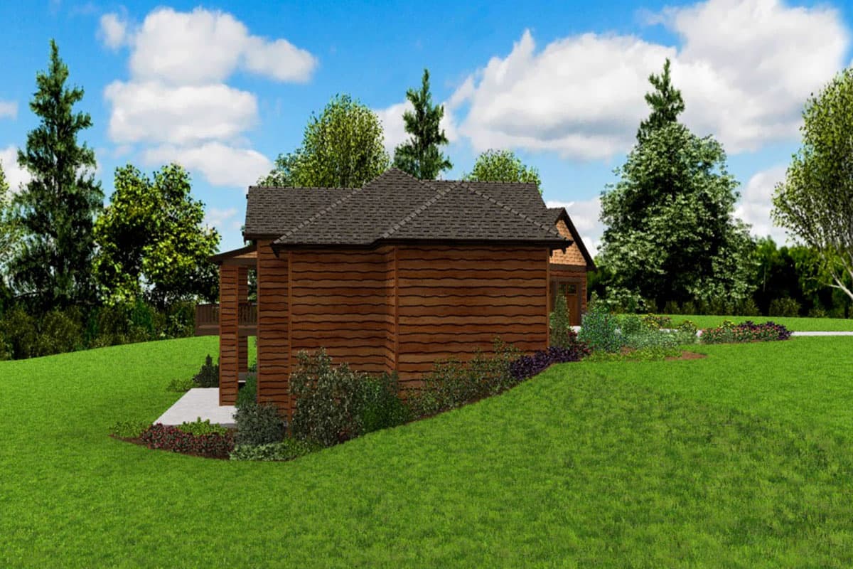 Plan 69730AM: Split Bedroom Craftsman House Plan on Walkout Basement - Image #5 - Country, Craftsman, Mountain, Ranch, Rustic