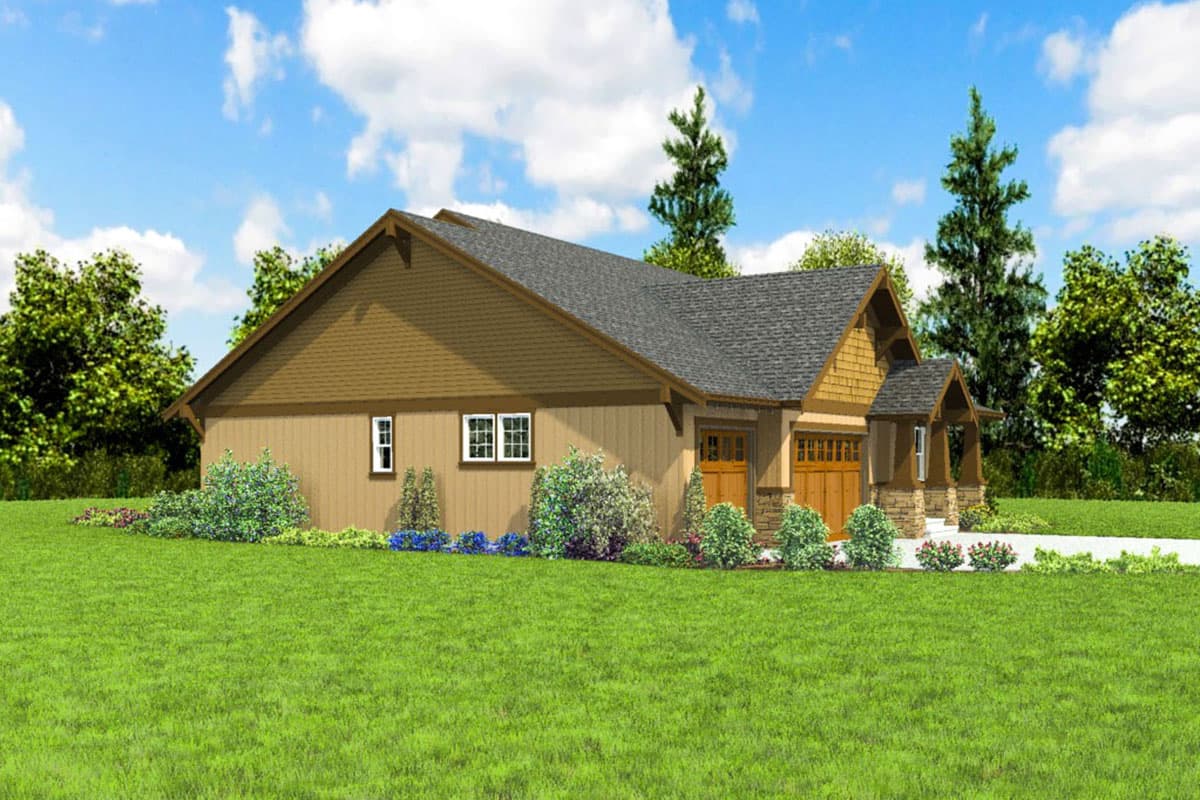 Plan 69727AM: Craftsman Ranch Home Plan with Two Master Suites - 2498 Sq Ft - Image #5 - Cottage, Craftsman, Northwest