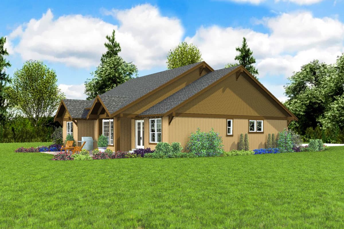 Plan 69727AM: Craftsman Ranch Home Plan with Two Master Suites - 2498 Sq Ft - Image #7 - Cottage, Craftsman, Northwest