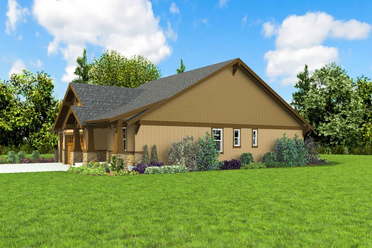 Plan 69727AM: Craftsman Ranch Home Plan with Two Master Suites - 2498 Sq Ft - Image #12 - Cottage, Craftsman, Northwest