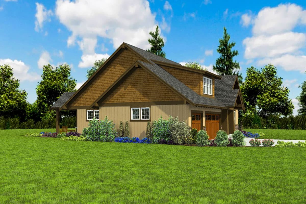 Plan 69728AM: Craftsman Ranch Home Plan with Bonus Room and Two Master Suites - 2498 Sq Ft - Image #5 - Country, Craftsman, Mountain, New American, Northwest