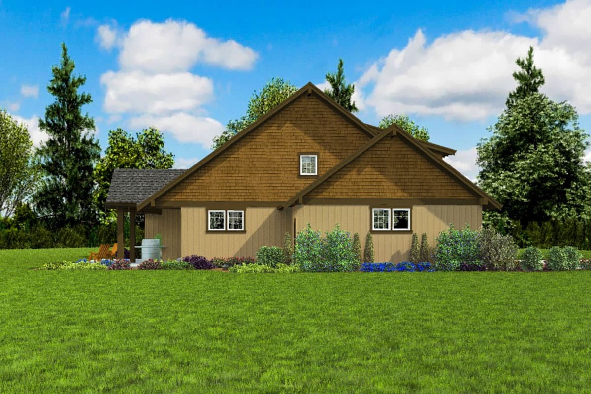 Plan 69728AM: Craftsman Ranch Home Plan with Bonus Room and Two Master Suites - 2498 Sq Ft - Image #6 - Country, Craftsman, Mountain, New American, Northwest