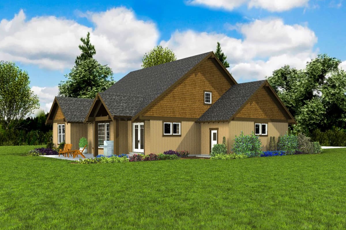 Plan 69728AM: Craftsman Ranch Home Plan with Bonus Room and Two Master Suites - 2498 Sq Ft - Image #7 - Country, Craftsman, Mountain, New American, Northwest