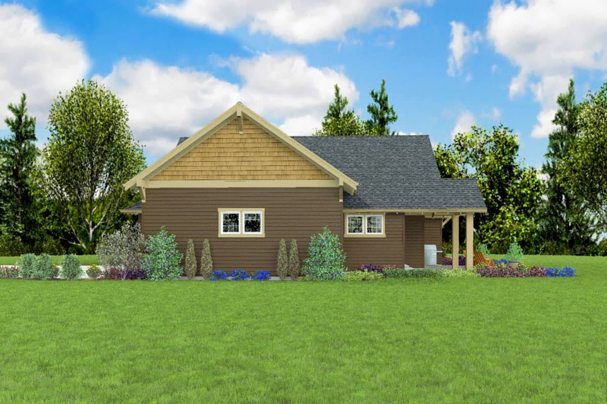 Plan 69729AM: Craftsman Home Plan with Main Floor Master Suites and an RV Garage - 1834 Sq Ft - Image #10 - Bungalow, Country, Craftsman, Mountain, Northwest