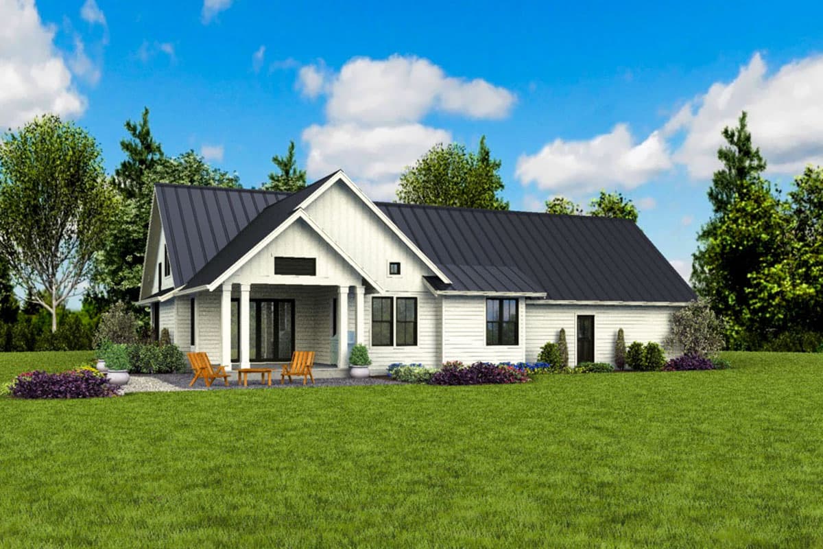 Plan 69735AM: Craftsman Cottage with 3-Car Garage - Image #9 - Bungalow, Country, Craftsman, Northwest