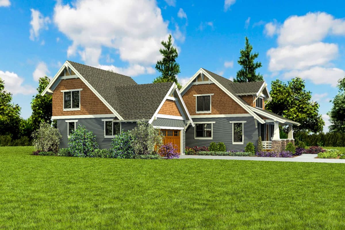 Plan 69736AM: Craftsman Cottage with Upstairs Apartment - Image #5 - Bungalow, Country, Craftsman, New American, Northwest