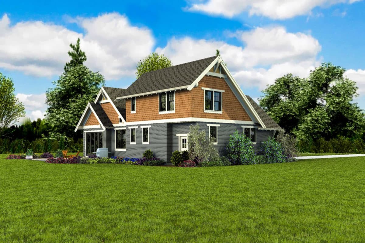 Plan 69736AM: Craftsman Cottage with Upstairs Apartment - Image #7 - Bungalow, Country, Craftsman, New American, Northwest