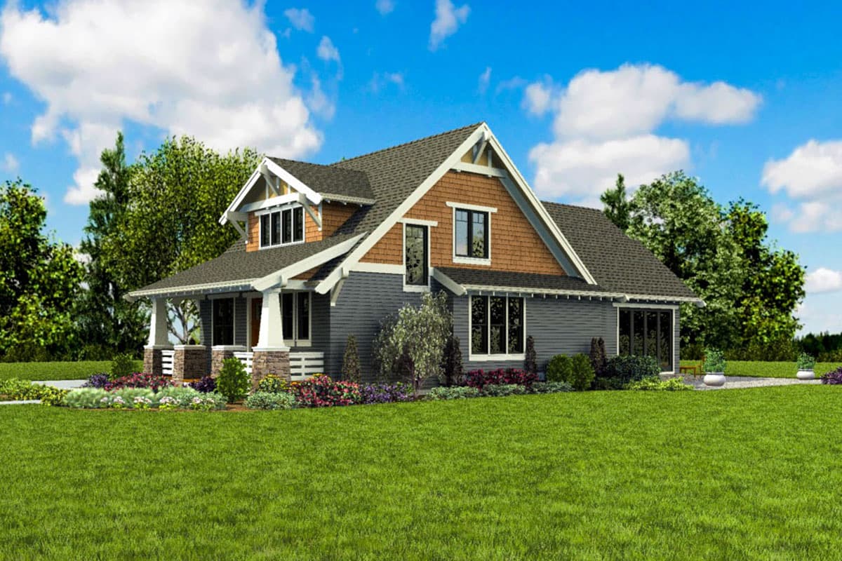 Plan 69736AM: Craftsman Cottage with Upstairs Apartment - Image #12 - Bungalow, Country, Craftsman, New American, Northwest