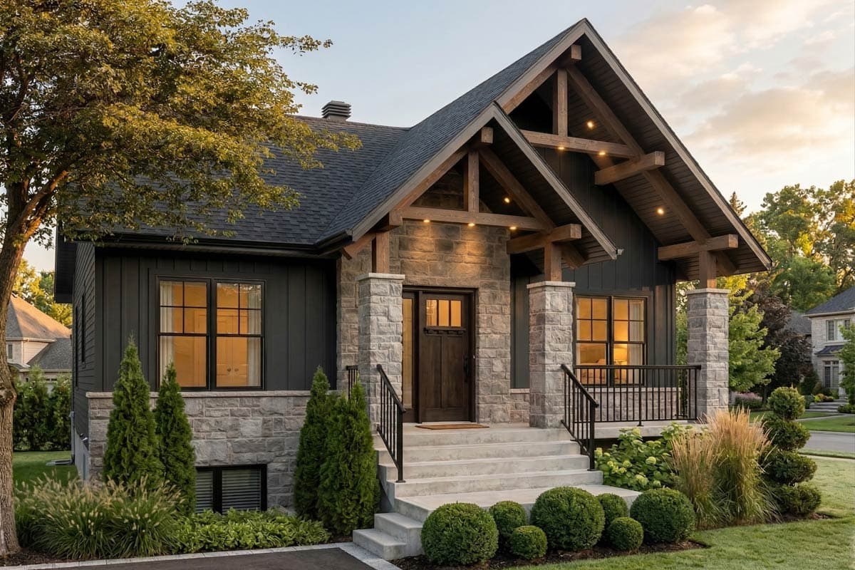 Plan 22547DR: Charming Craftsman House Plan with 2 Beds and Covered Porch - Image #2 - Craftsman, European, New American, Northwest, Rustic