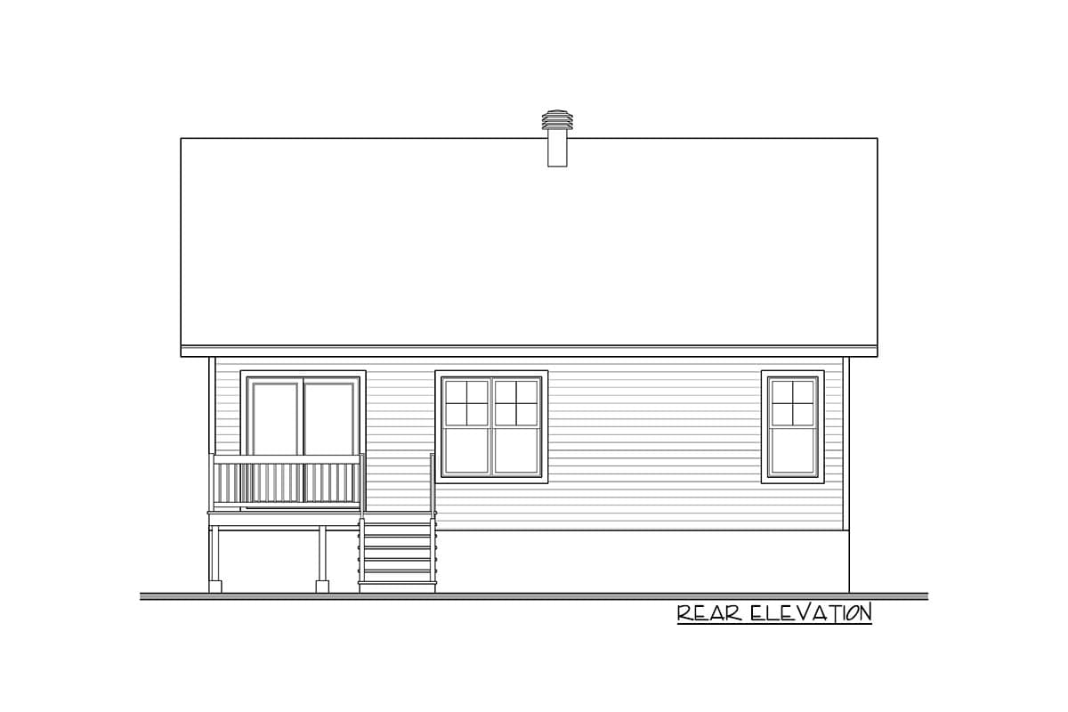 Plan 22547DR: Charming Craftsman House Plan with 2 Beds and Covered Porch - Image #33 - Craftsman, European, New American, Northwest, Rustic