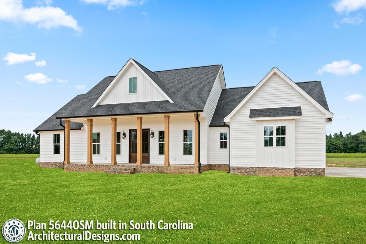 build gallery item - House Plan 56440SM Comes to Life in South Carolina