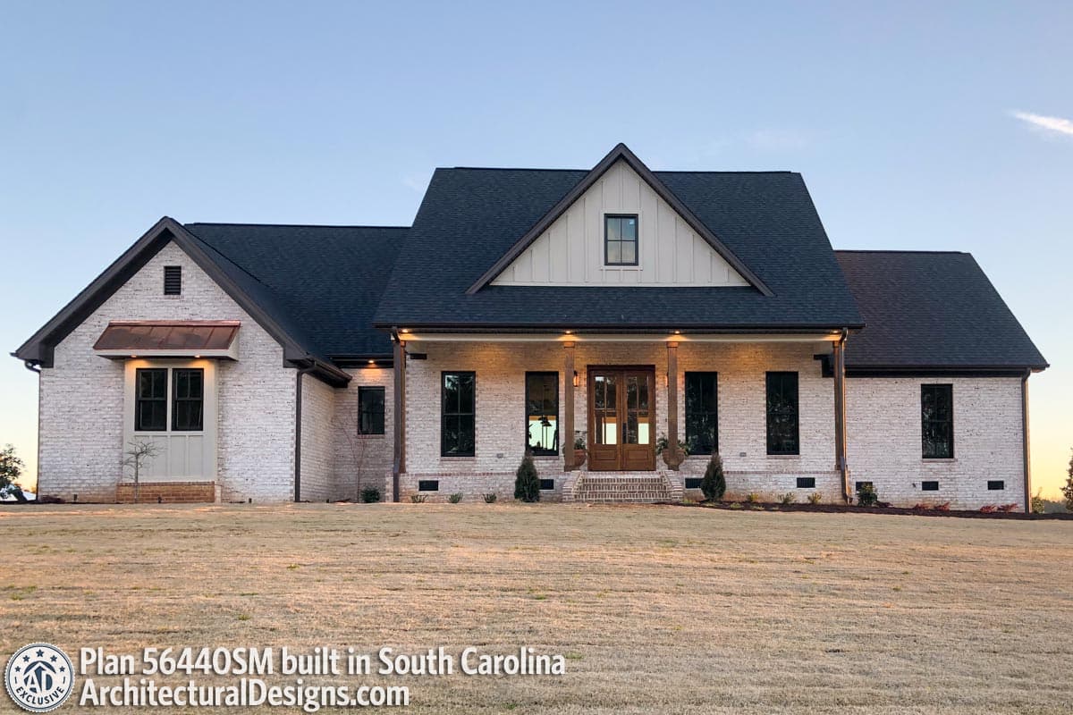 build gallery item - House Plan 56440SM Comes to life in South Carolina