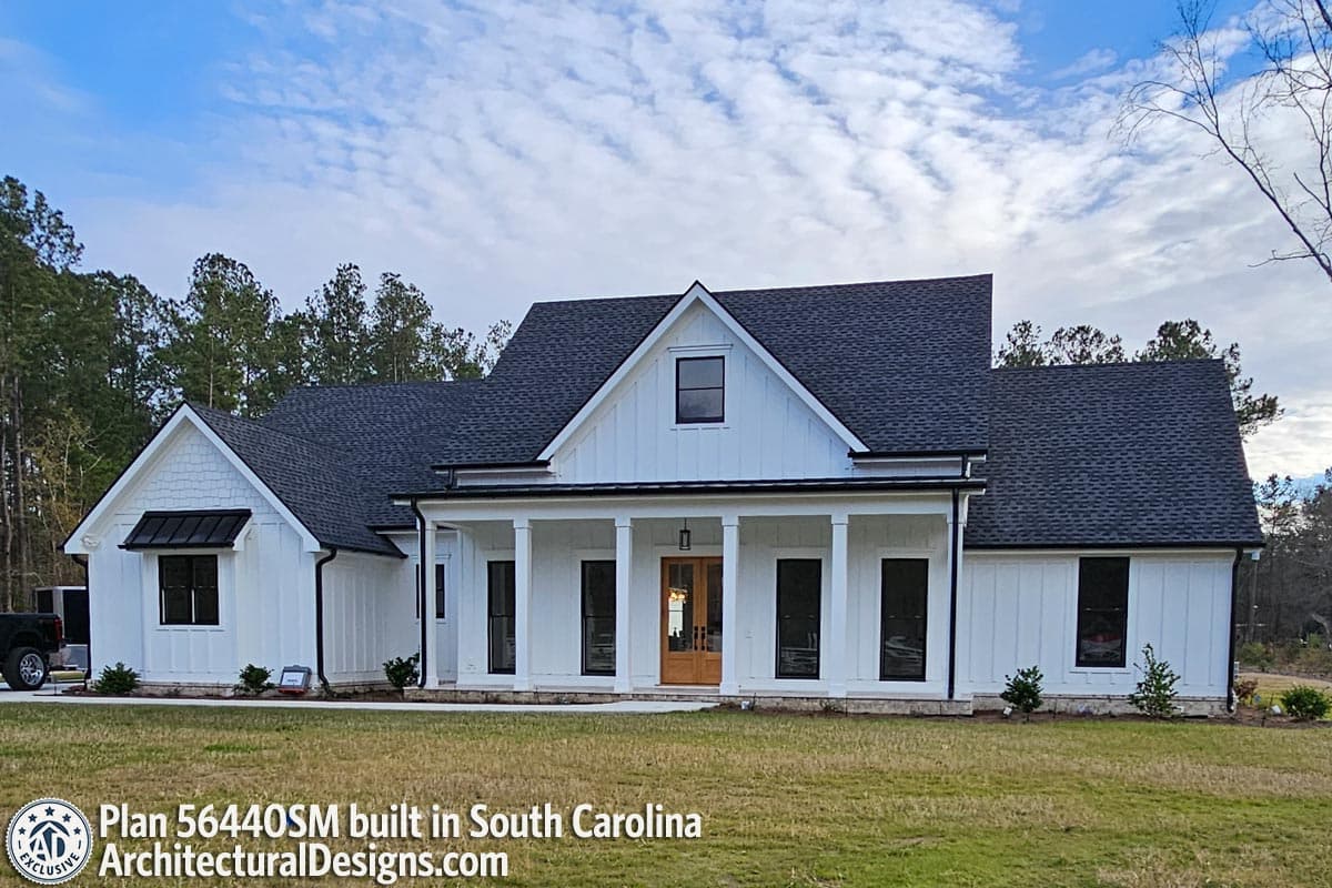 build gallery item - House Plan 56440SM Comes to Life in South Carolina
